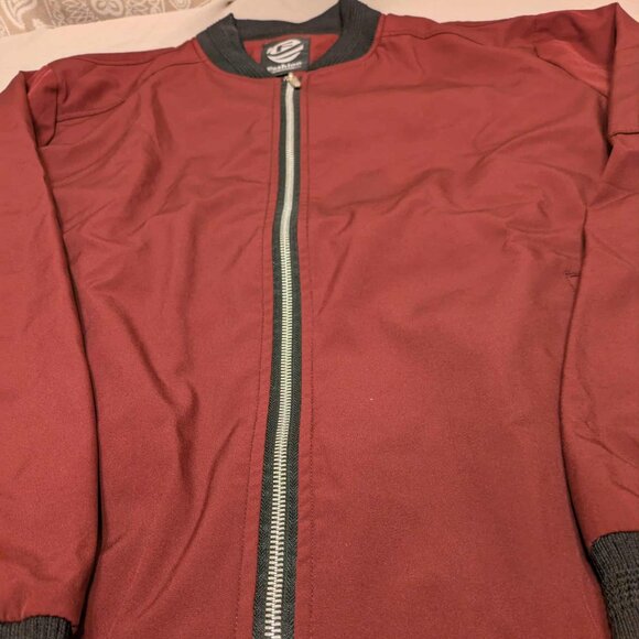 Vogue Fashion Lightweight Bomber Jacket Mens Large Full Front Zipper Stylish - Picture 2 of 14